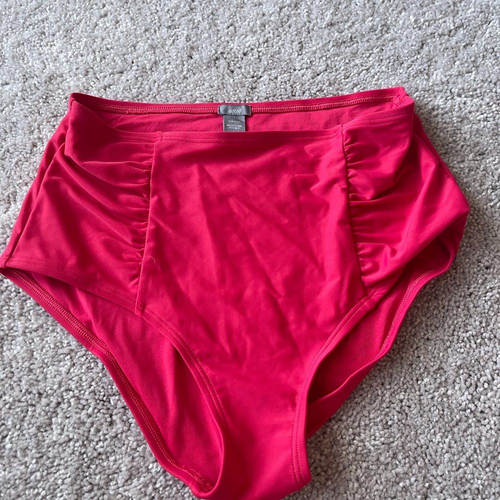 High waisted bikini bottoms